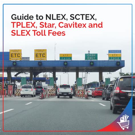 sctex toll fee|A Comprehensive Guide To SLEX, NLEX, SCTEX, .